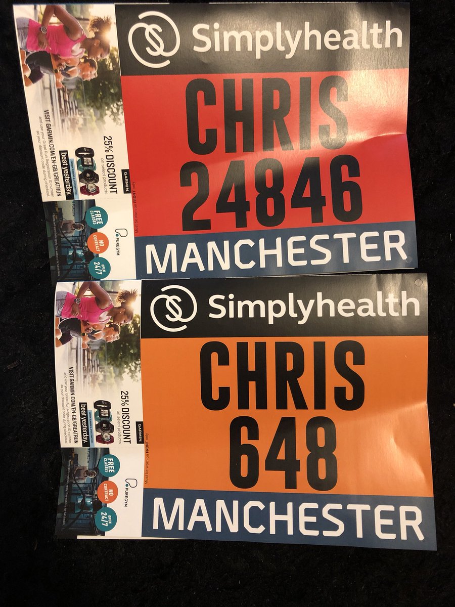 c20023's tweet photo. Several weeks Time Manchester half 09:00 start red wave AND Manchester10k 13:07 start orange wave double event day double the bling double the fun #manchesterhalfmarathon #manchester10k #doubleevent #manchester #greatrun @great_run #ukrunchat #running 🤔maybe double PB day also https://t.co/eg62xximPs