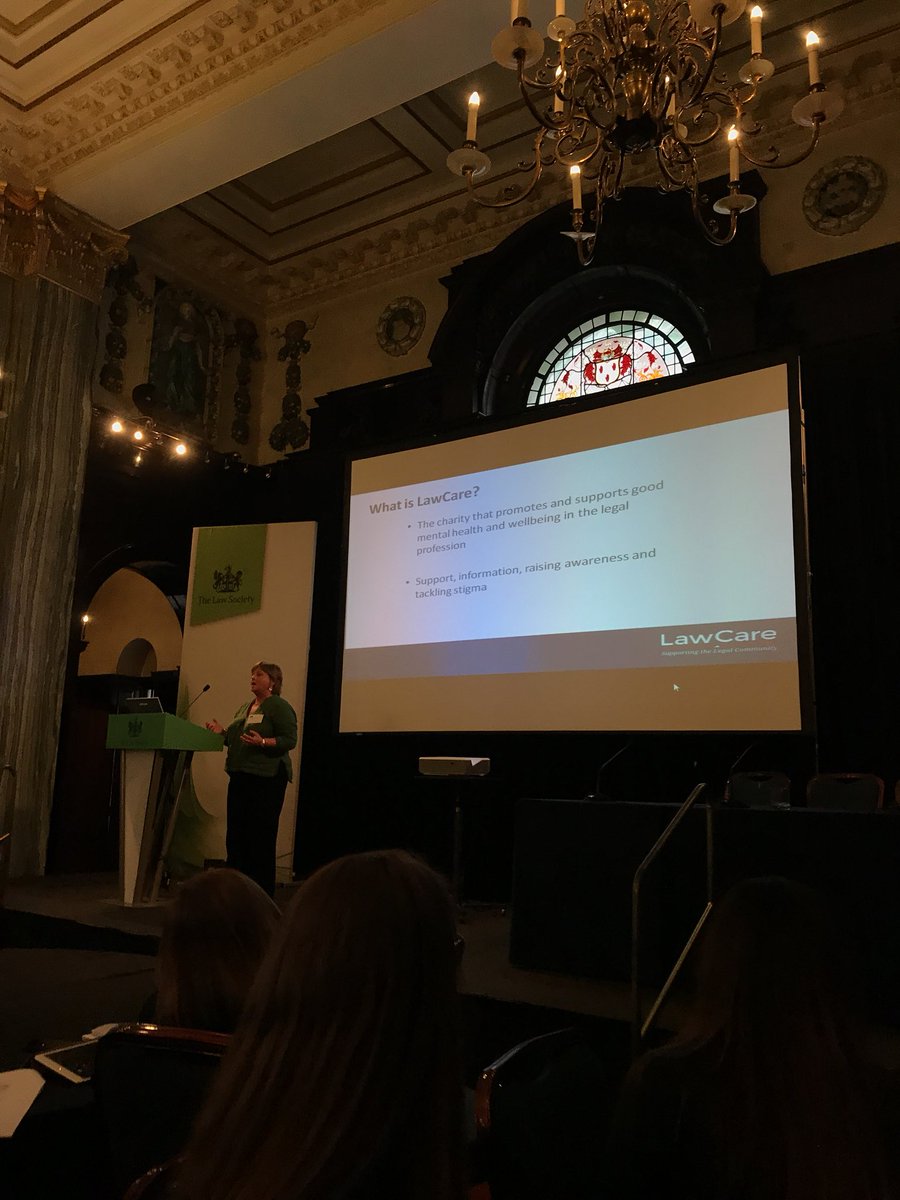 JuniorLawyers's tweet photo. What is lawcare? It started in 1997 in the law society building #JLDconf #jldconf2018 https://t.co/B3K9pqkPQx