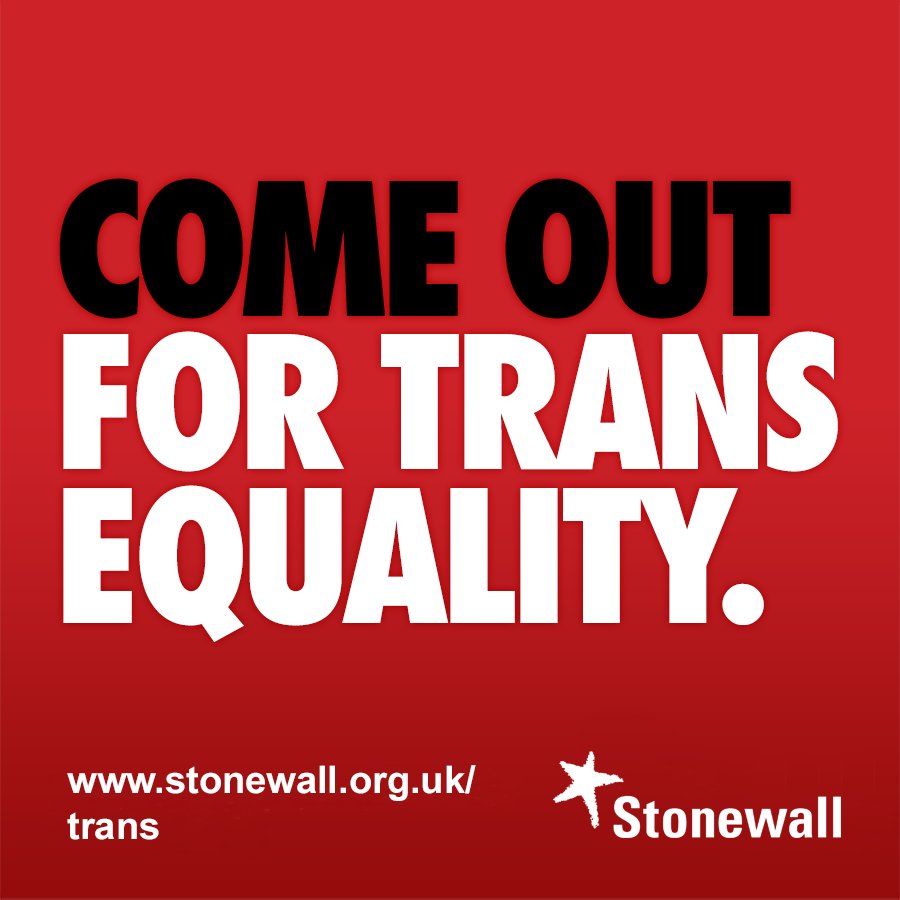 stonewalluk's tweet photo. From our #LGBTinBritain Trans report: Half of trans people (51 per cent) have hidden their identity at work for fear of discrimination. Now more than ever it’s essential we are vocal allies and #ComeOutForTransEquality: https://t.co/it6w4i8dVi https://t.co/7gWmN4MMk2