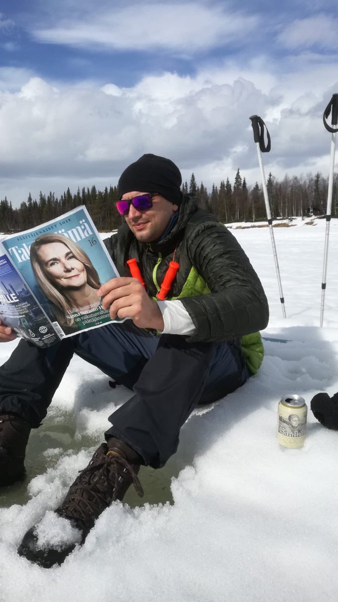 Toiset pilkkii, toiset lukkee Talouselämää <a href="/talouselama/">Talouselämä</a> #lapinpankkiiri #ounasjoki #raattama