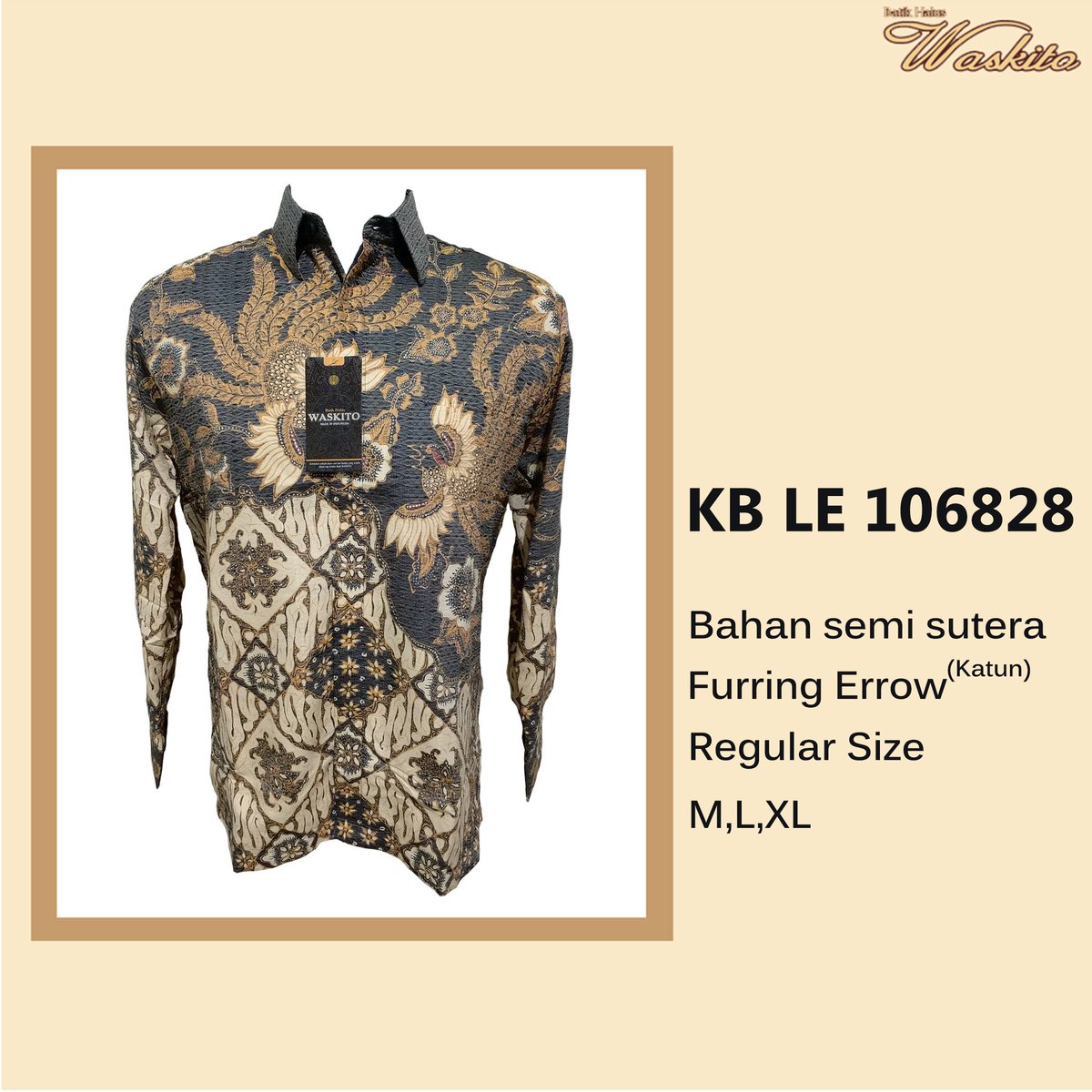 OfficialWaskito's tweet photo. #bajubatik #batik #batikpria #surabaya https://t.co/ncSbLqMfXc