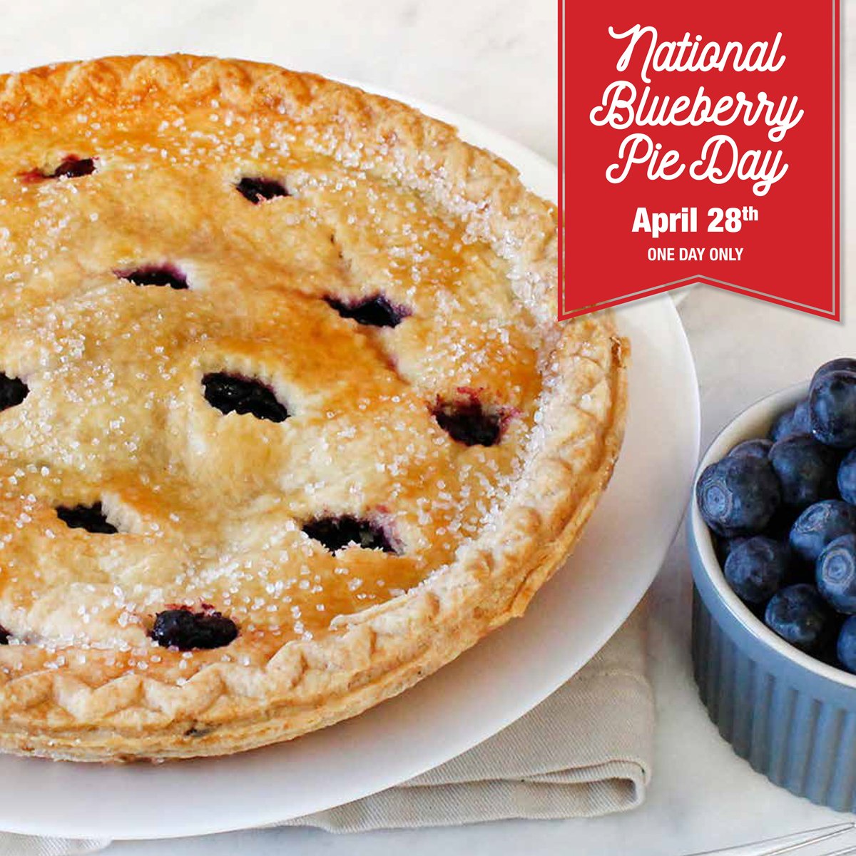 JewelOsco on Twitter "Today is NationalBlueberryPieDay! Stop in and