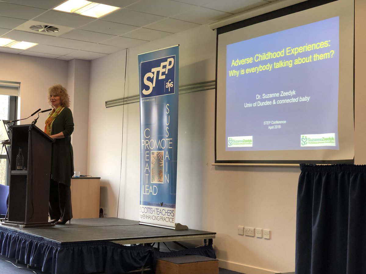 STeachersEP's tweet image. The afternoon has begun with Dr Suzanne Zeedyk’s keynote. 
#STEPconference2018 #CLPL