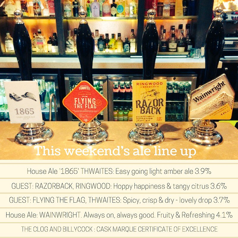 This weekends ale line-up @RingwoodBrewery <a href="/CloganBillycock/">TheClogandBillycock</a> <a href="/caskmarque/">Cask Marque</a>
