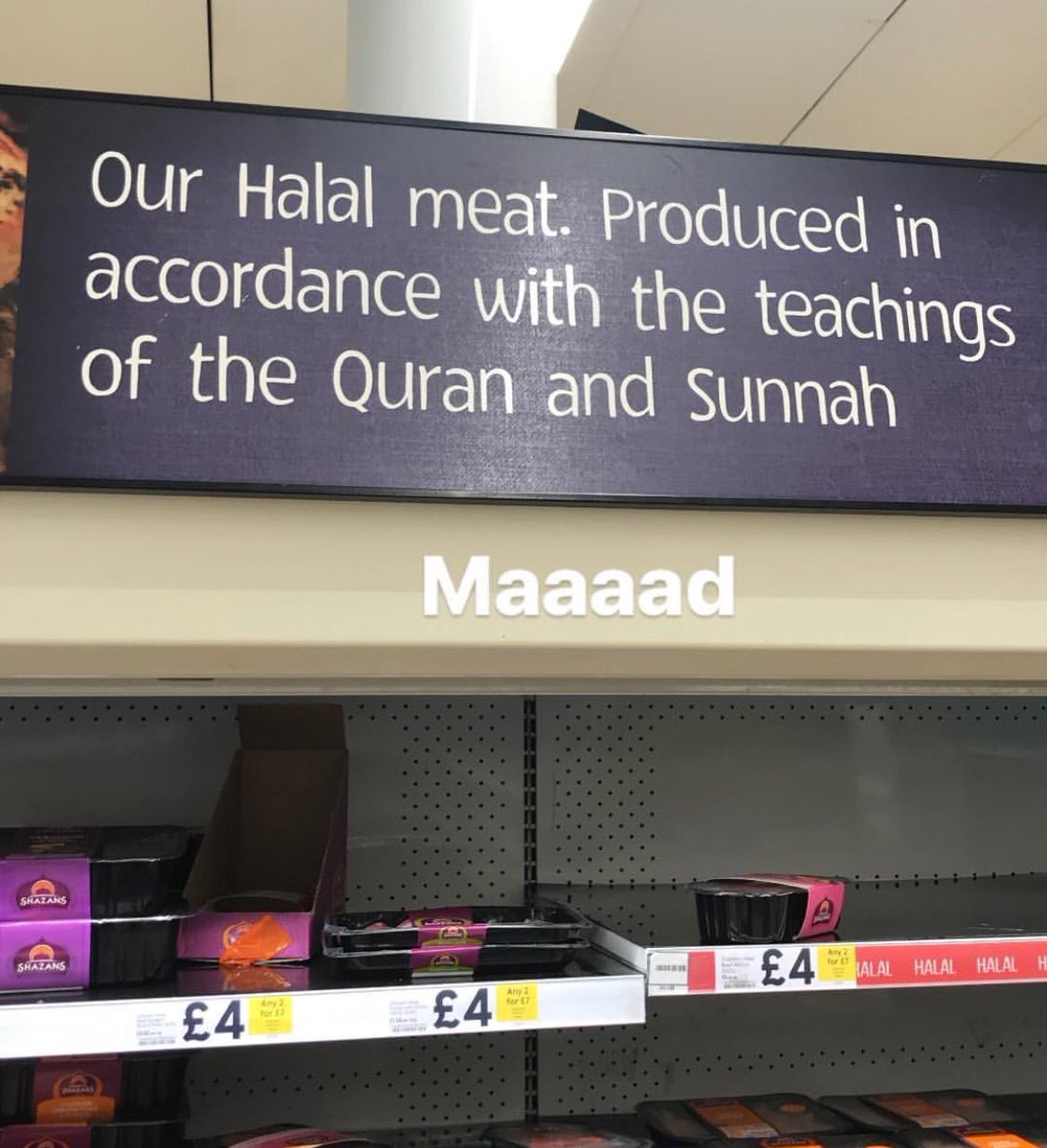 HalalPlaceUK's tweet photo. @Tesco on the manhaj 😂🙏🏼 https://t.co/PiPSZlToVY