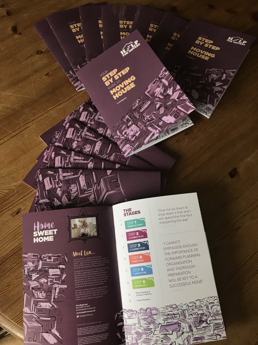 HelpForMovers's tweet photo. ANNOUNCING - having sourced a great #printing company - #StepByStepGuide to #MovingHome now at a super low price &amp; I have some great offers for bulk buys! Would they help your customers? #estateagents #removals #conveyancers #QueenOf Moving #WOW &amp; #SmartSocial winner https://t.co/kTJTWe6omX