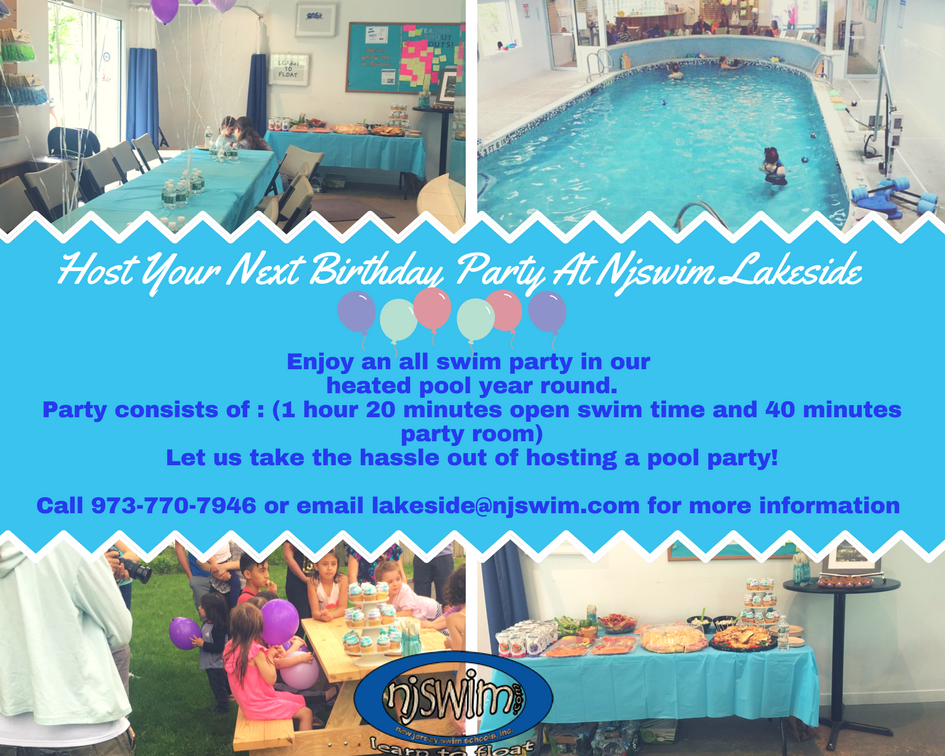 Njswim's tweet image. We offer Birthday Parties! #njswim #learntofloat