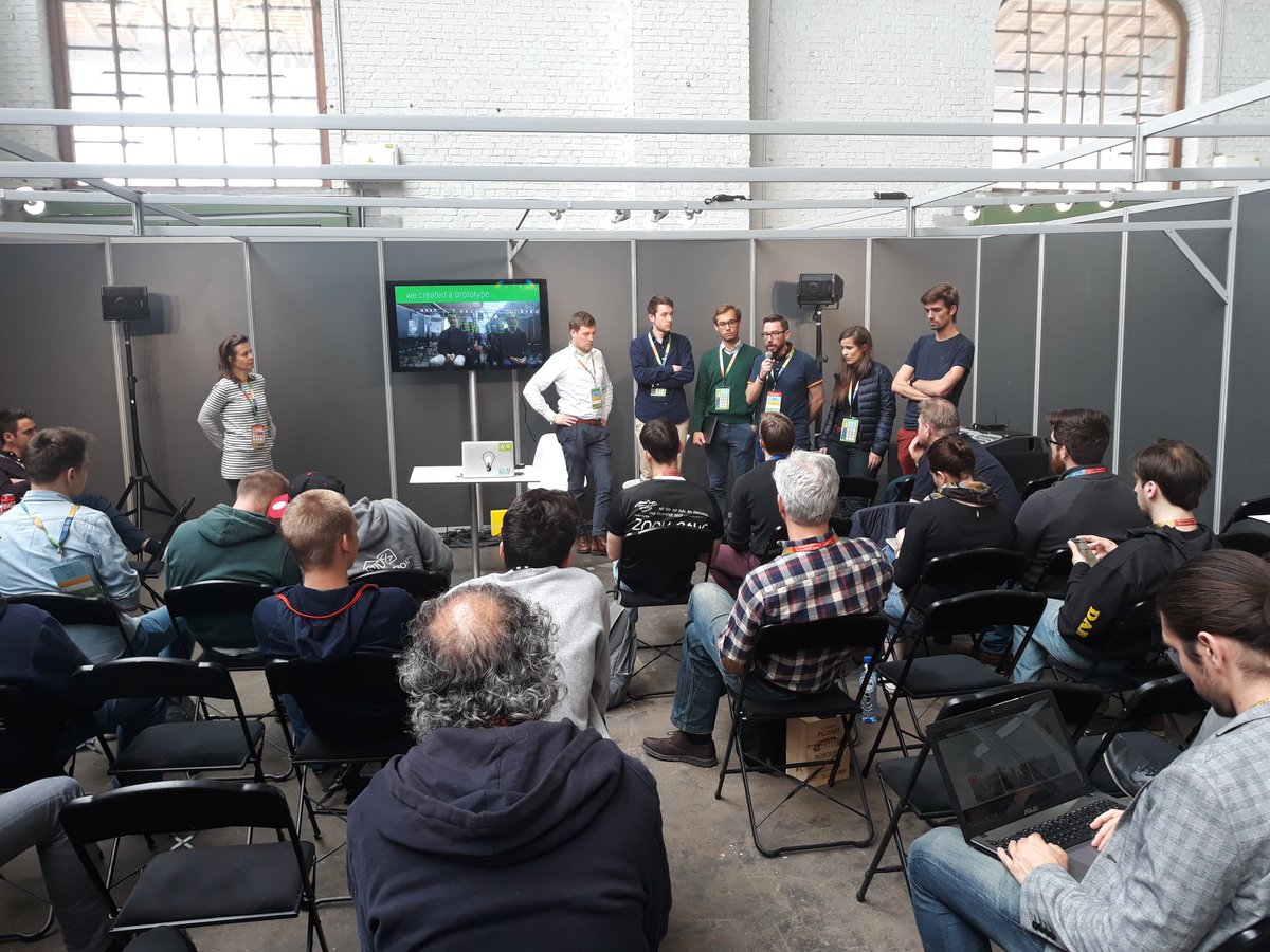 AlainHeureux's tweet photo. Hack Belgium : good talent and ideas during pitching sessions #HackBelgium #creativering #brusselscreative https://t.co/6SOYN4oEBB