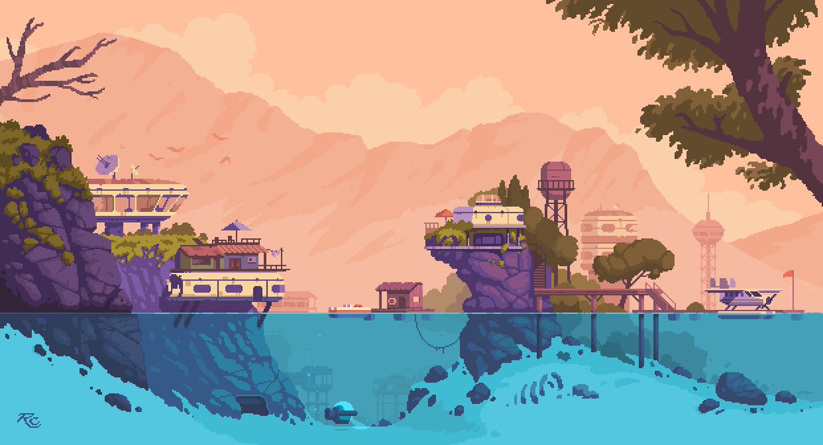 Rcmedy's tweet image. Secret Island / Pixel art environment

#pixelart #gamedev #indiegame #screenshotsaturday #conceptart