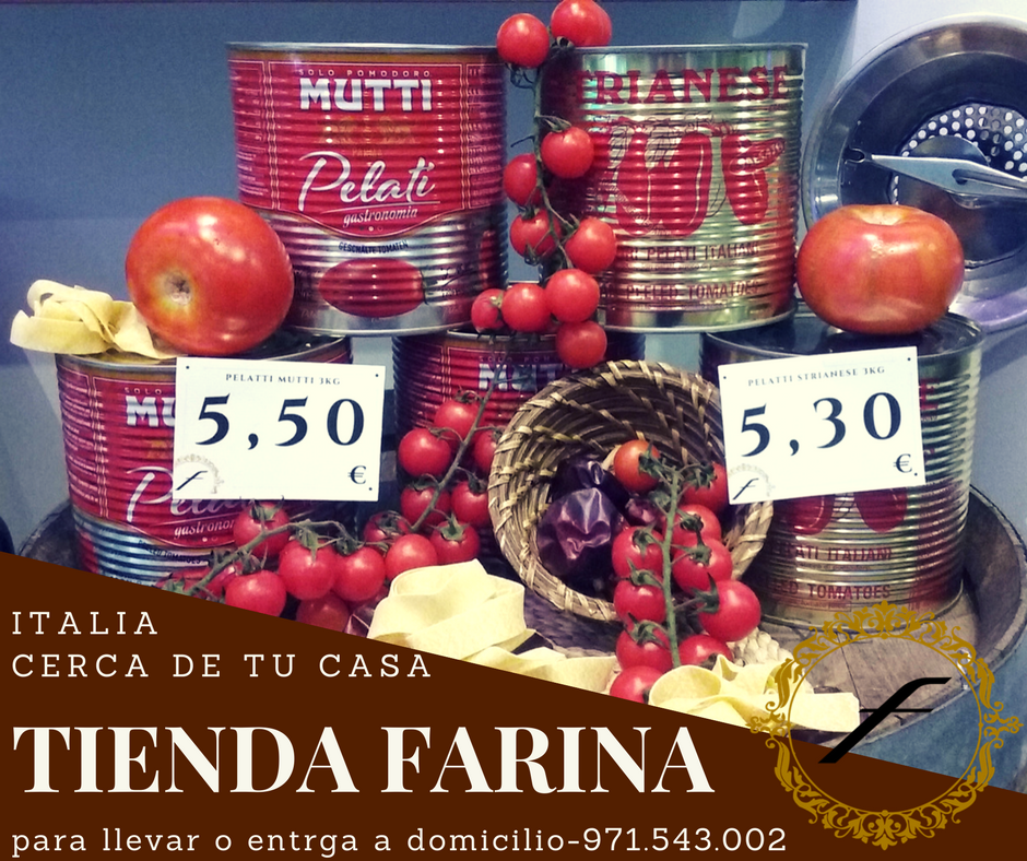 farinabysandro's tweet photo. Dale un toque a tus platos con los productos gourmet de la #tiendafarinabysandro: El #tomatepera es el producto base para la elaboración de las dos #conservas más populares en Italia  #PelatiMutti  para #bruschettas #ensaladas #salsas. #PelatiStrianese para #bebidas #pizzería. https://t.co/xS3LhYkRdO
