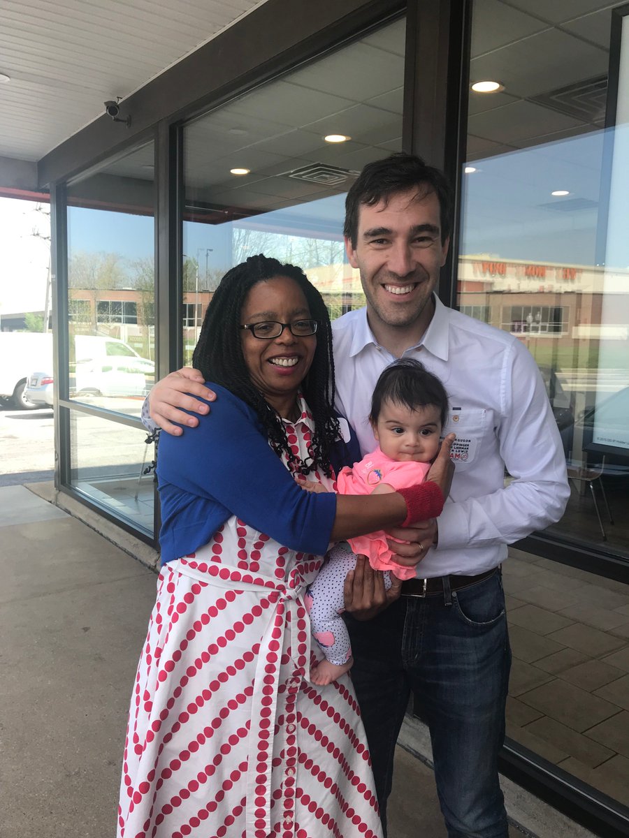 Zeke_Cohen's tweet photo. Babies for @RobbynLewis46th! We are out knocking doors in O’Donnell Heights.
#OurDelegate https://t.co/7uSofTpwhI