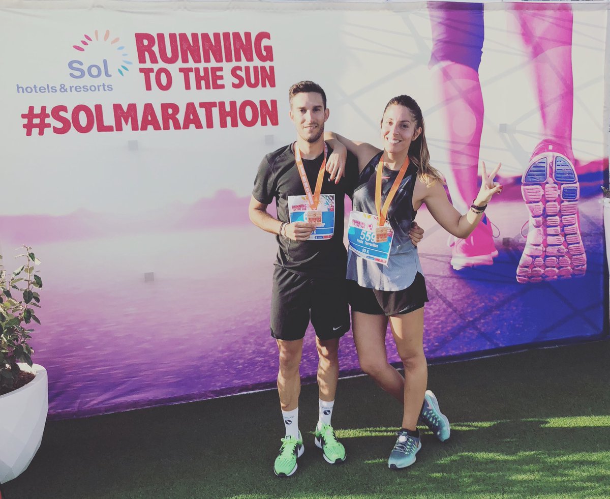 Paula_Toral's tweet photo. We got it! 💪🏼💪🏼 #SolMarathon #RunningToTheSun https://t.co/XKVwtaEXp4