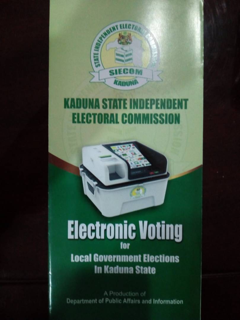aidfoundation's tweet photo. Q5. @kadsiecom : Is the use of Electronic Voting Machine (#EVM) provided for by the State law? 
#KadunaLGElections2018 https://t.co/i8sgbWQNep