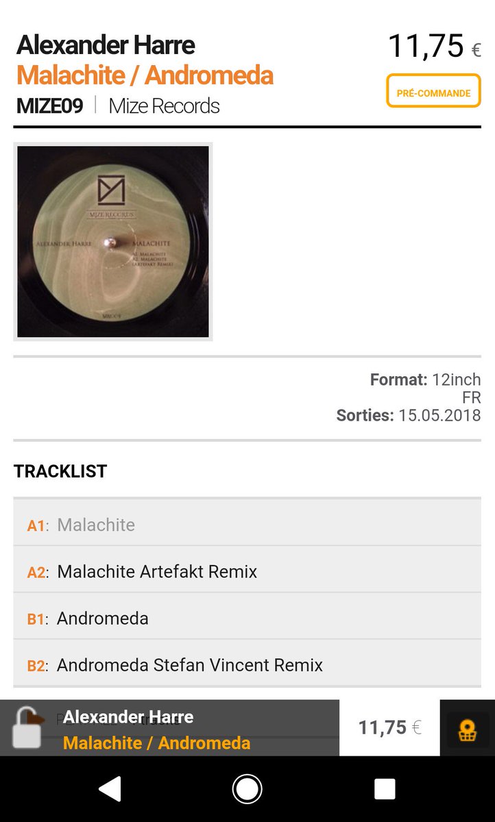 MizeRecords's tweet image. Available on deejay.de
"MALACHITE" EP. MR009 /
(W) &amp;amp; (P) by @alexanderharre.
Incl. Artefakt, Stefan vincent Rmx