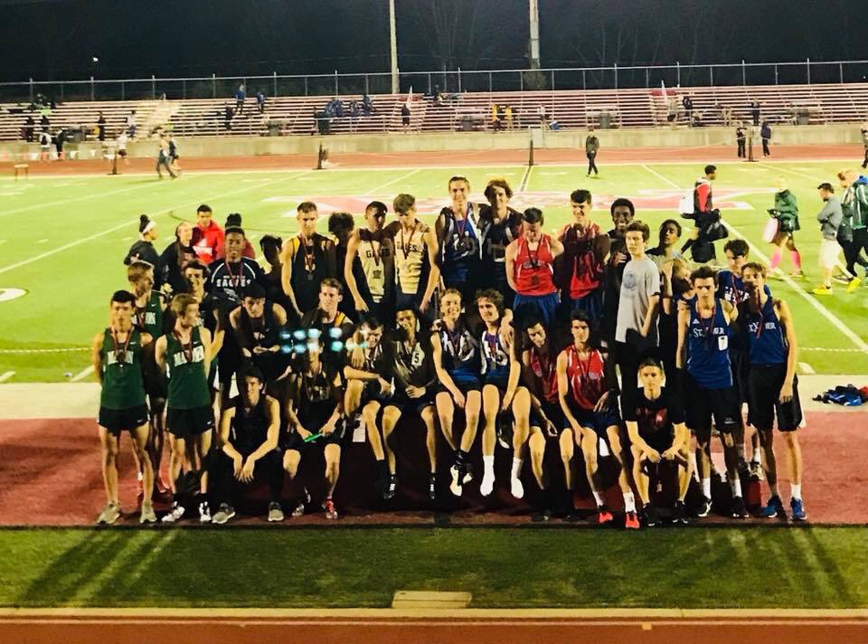 HDDistance's tweet photo. Distance boys took home 4 wins this week in the Distance Medley and 4x800 on Thursday and 1600/3200 on friday! https://t.co/SB1mhOh86O
