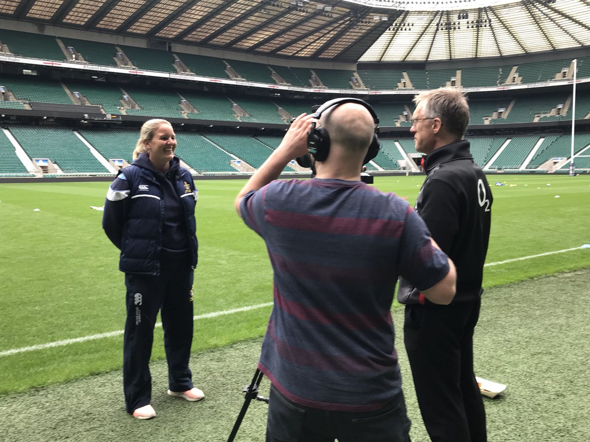 oldrutsrugby's tweet photo. Brilliant to see our Director of Rugby @stacialong delivering key messages on how we use @OMWKidsFirst in our coaching and sitting on the Q&amp;A panel with 2 World Cup winners 🏆 @LewisMoody7 @nolli15 #KidsFirstConvention2018 #championclub https://t.co/ROtHrSHoWh