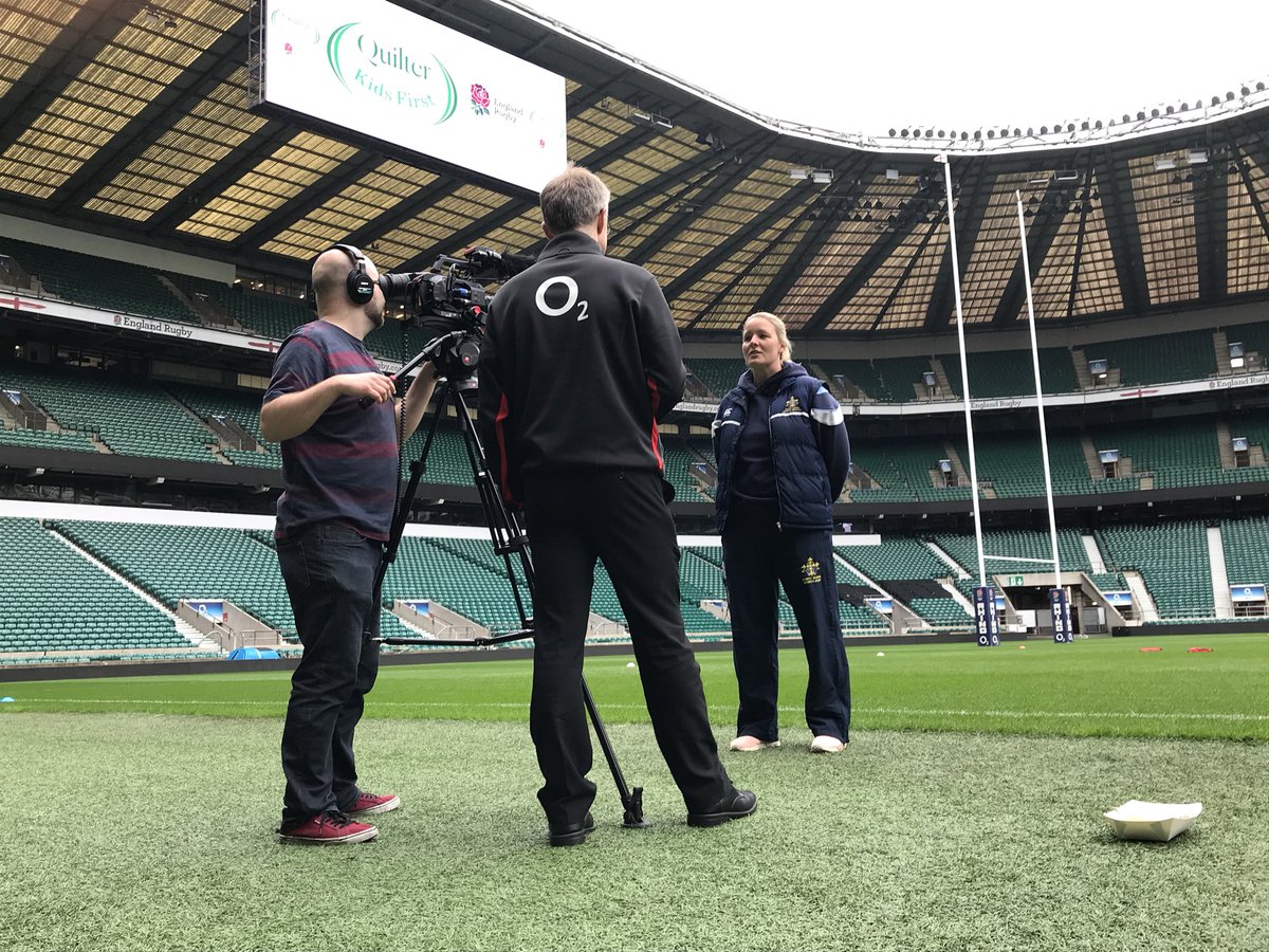 oldrutsrugby's tweet photo. Brilliant to see our Director of Rugby @stacialong delivering key messages on how we use @OMWKidsFirst in our coaching and sitting on the Q&amp;A panel with 2 World Cup winners 🏆 @LewisMoody7 @nolli15 #KidsFirstConvention2018 #championclub https://t.co/ROtHrSHoWh