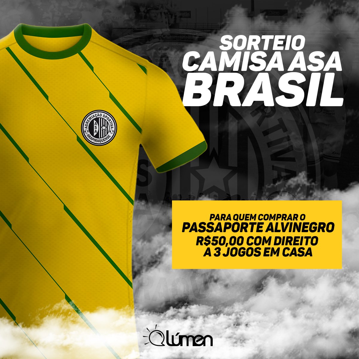 ASAoficial's tweet photo. Alvinegro, você poderá garantir agora 3 ingressos para os próximos jogos do GIGANTE e ainda concorrerá a camisa especial ASA Brasil. Informações: 99609-1708
#ASAGIGANTE #ASABrasil #Alvinegro #PassaporteAlvinegro https://t.co/xkCiSN3C5n