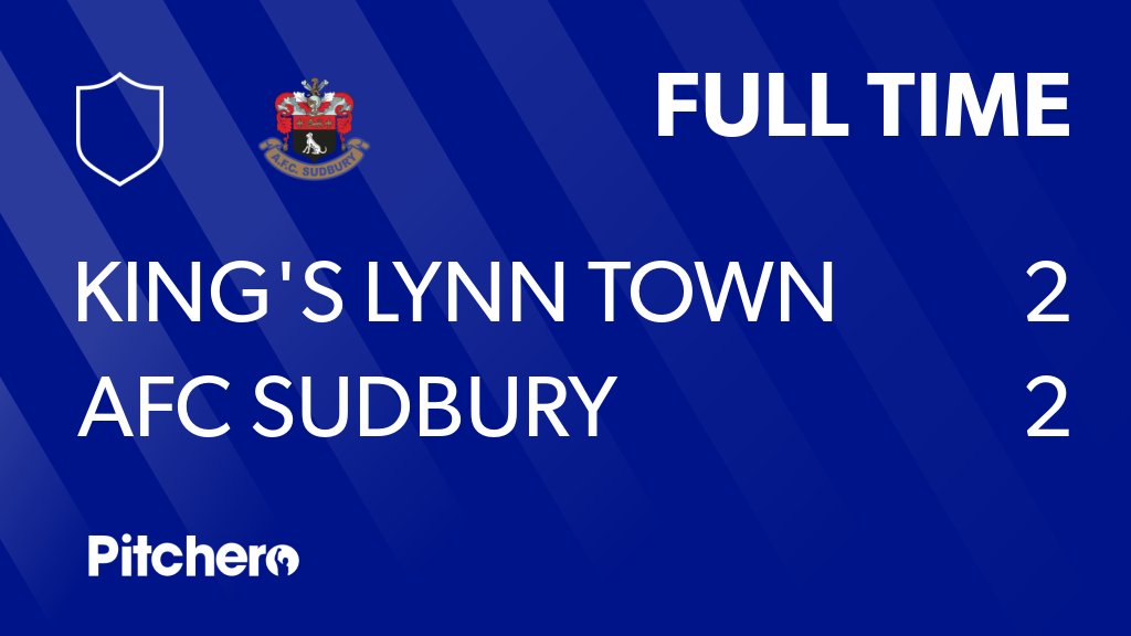 AFCSudbury's tweet photo. FULL TIME: King's Lynn Town Reserves 2 - 2 AFC Sudbury
#KINAFC #Pitchero
https://t.co/4pbqUMAGpW https://t.co/YVOcfyFz52