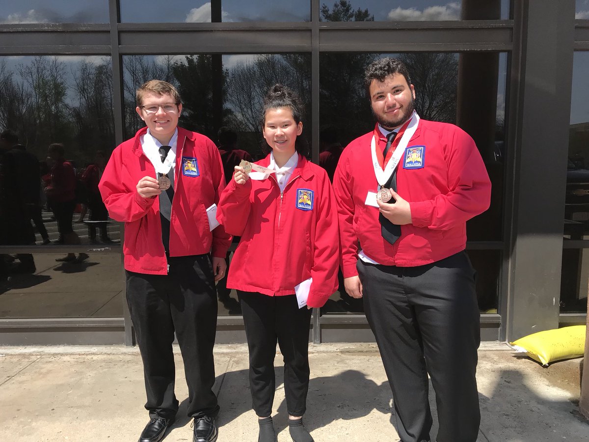 So proud of my IT kiddos! Tinho &amp; Brett placing second and third in Internetworking and Demitri third in Telecommunications Cabling! Great job! #bvtit #skillsusastates #voctech