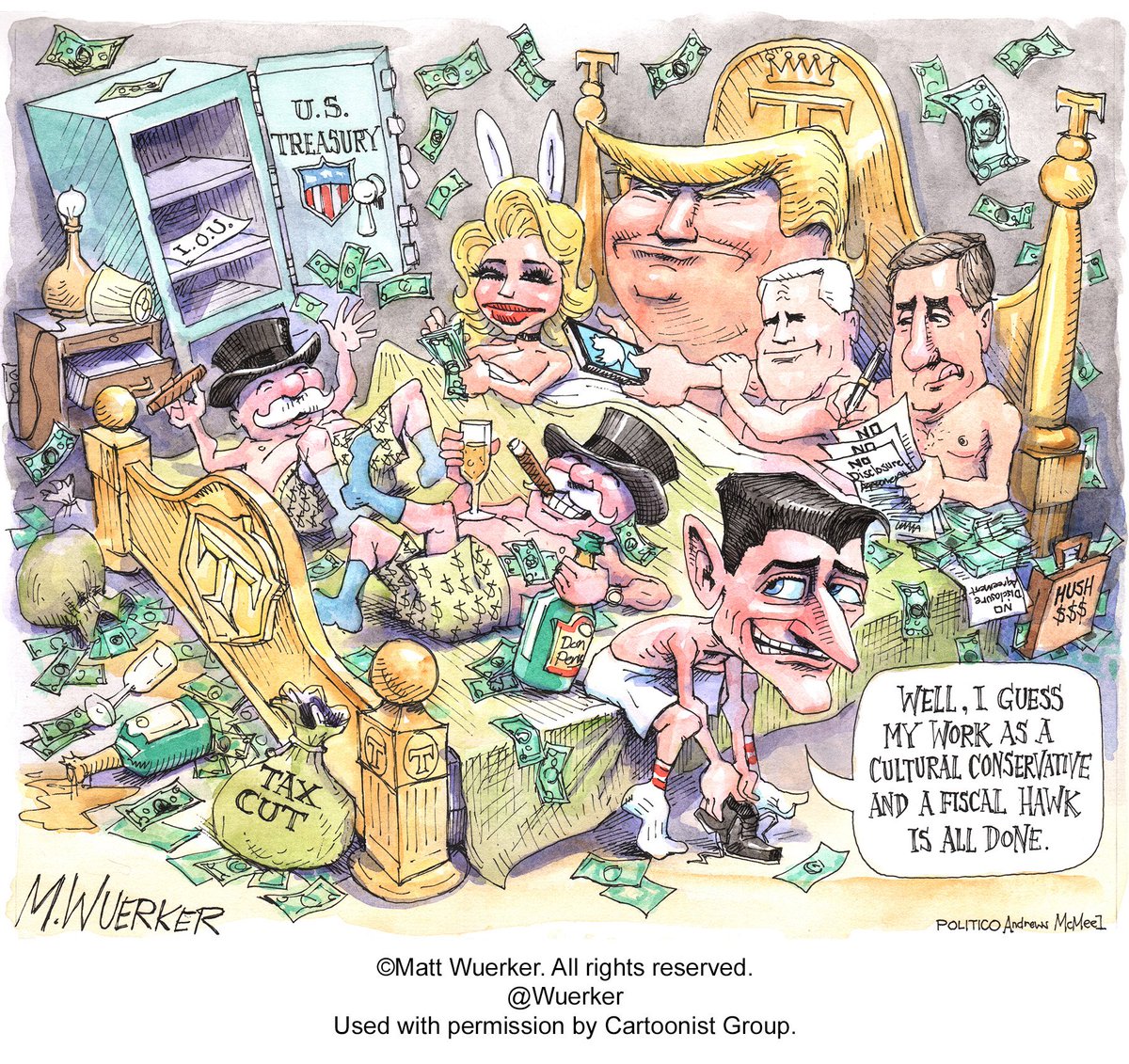 Image result for cartoons about father conroy and speaker paul ryan