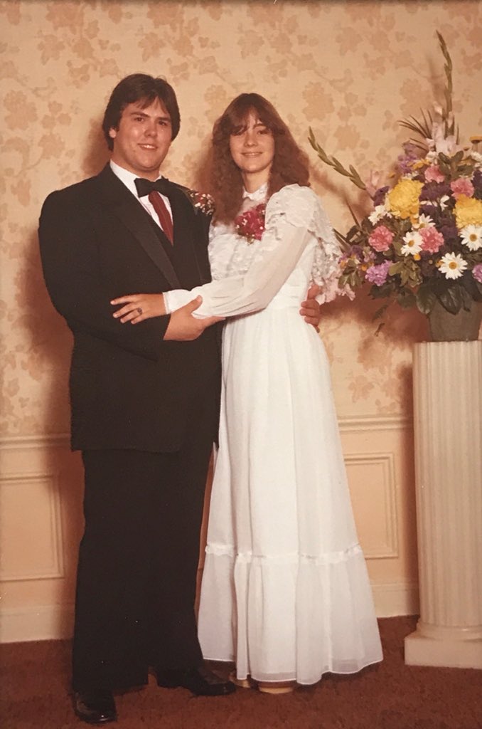 PatrickRomSim's tweet photo. @guskenworthy I went to prom in 1982 when I was in the closet and the AIDS crisis didn’t have a name yet. Yet, I still had a gay prom date. Years later I would find out she was a lesbian. We were #LGBTQ #equality pioneers and didn’t even know it. Happy #LGBTprom!
#PromPicture
#Prom1982 https://t.co/4mTH1ALSE3