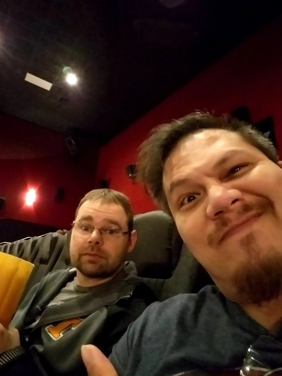 patburn8's tweet photo. #InfinityWar Round 2 In #IMAX with one of my best buds. #ThanksStillDemandsMySilence @RegalMovies @MATTHEWHOFFMAN1 #HeIsSingleLadies!! #AvengersInfinityWar https://t.co/8HTVez8Yix