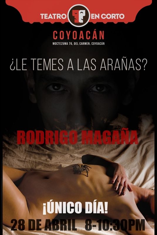 letemesteatro's tweet photo. ¿Te atreves a cambiar tus viejas creencias para vivir algo radicalmente diferente guiado por tus impulsos?

Descubre tu respuesta en ¿LE TEMES A LAS ARAÑAS? 

HOY SÁBADO TE ESPERAMOS en escena @MercedesAzar  y @Rodrigomagactor como invitado especial

@TeatroEnCorto #Coyoacán https://t.co/qp5EuDOPRb