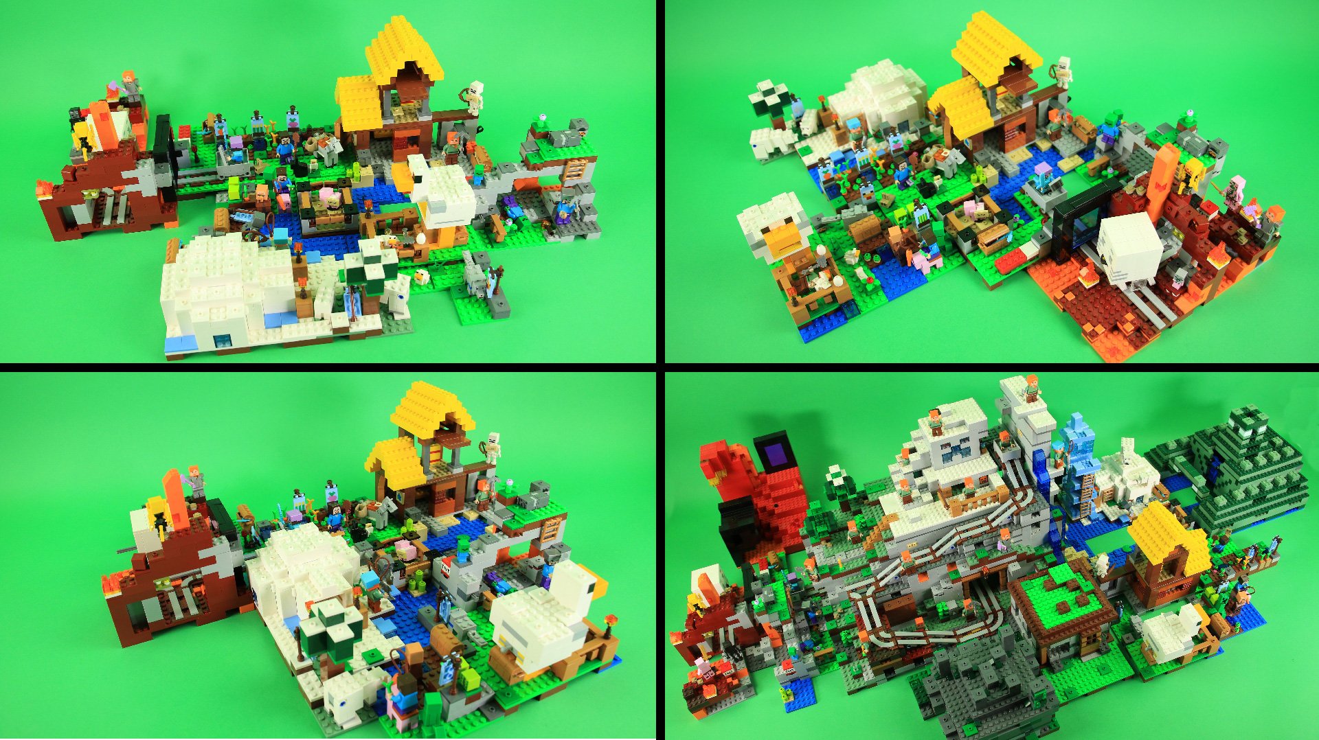 BRICK 101 on Twitter: "I took all the 2018 #legominecraft combined them in a few different ways. Then I added in some older #LEGO sets and it got