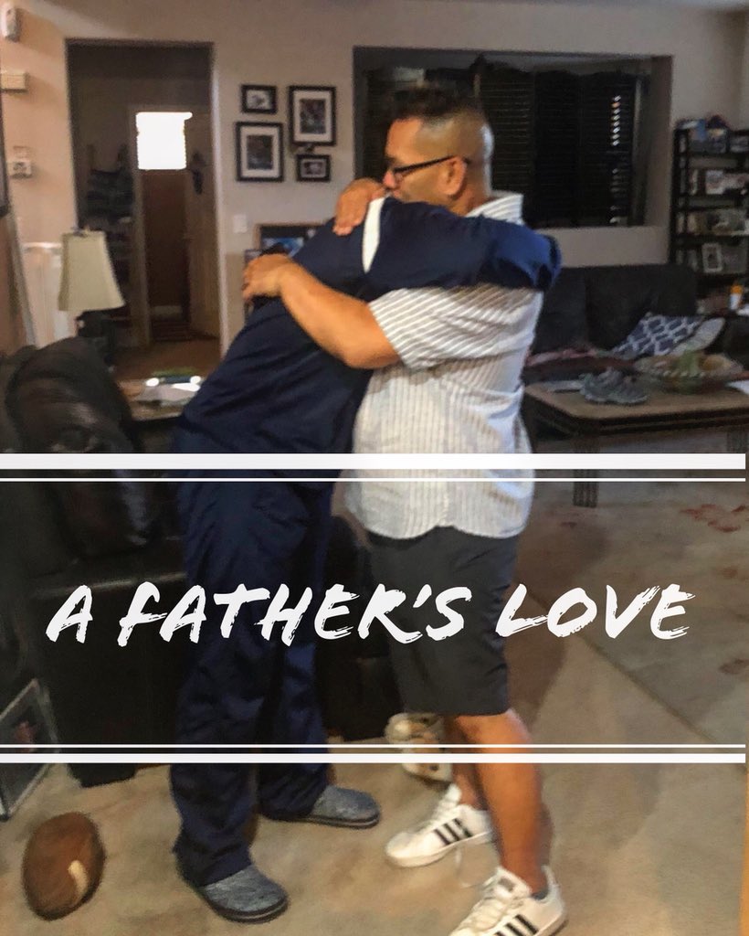 DonnellSablan's tweet photo. A Father’s Love. 
Unconditional. 
Every day. 

#tjguam #sablantribe 

@tjguam55 @Jarhead424 https://t.co/B1wpSD8luQ
