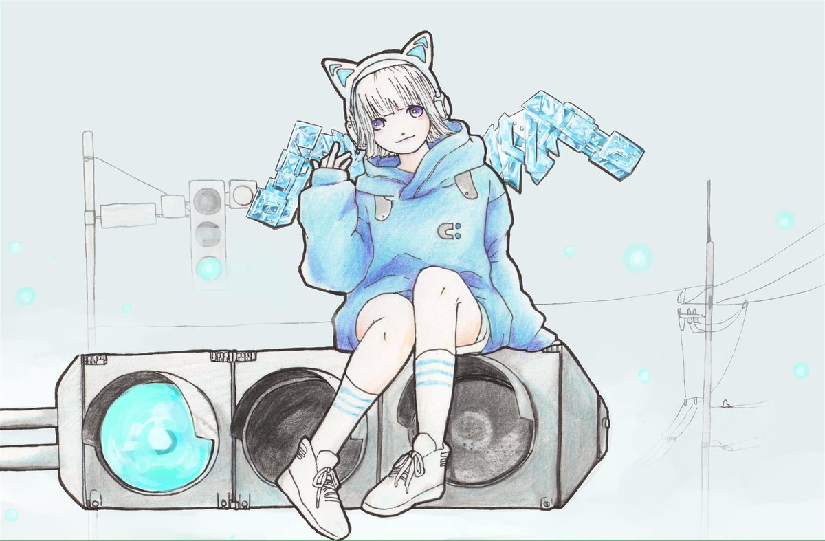 エイキチ Pa Twitter 水色信号 未来に ススメ ネオゆめかわいい