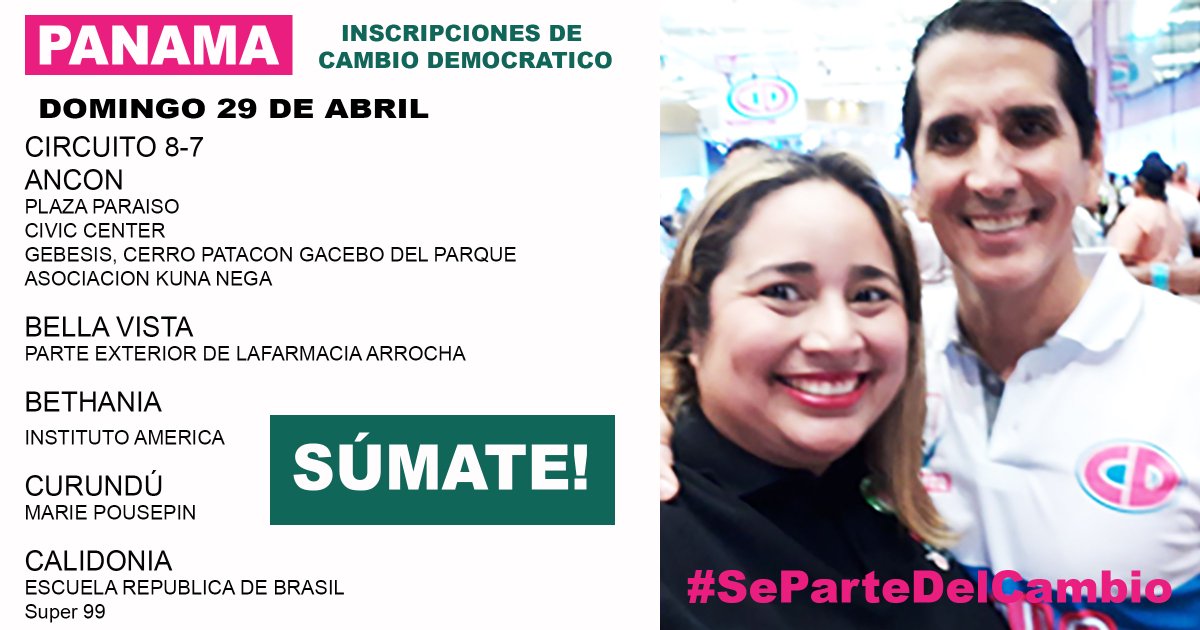 gisellejurado's tweet photo. INSCRIPCIONES DE @CaDemocratico CIRCUITO 8-7 ESTA ES TU OPORTUNIDAD! @romuloroux #PRESIDENTECD TE ESPERAMOS ESTE DOMINGO 29 DE ABRIL! https://t.co/eXpVpoFhJB