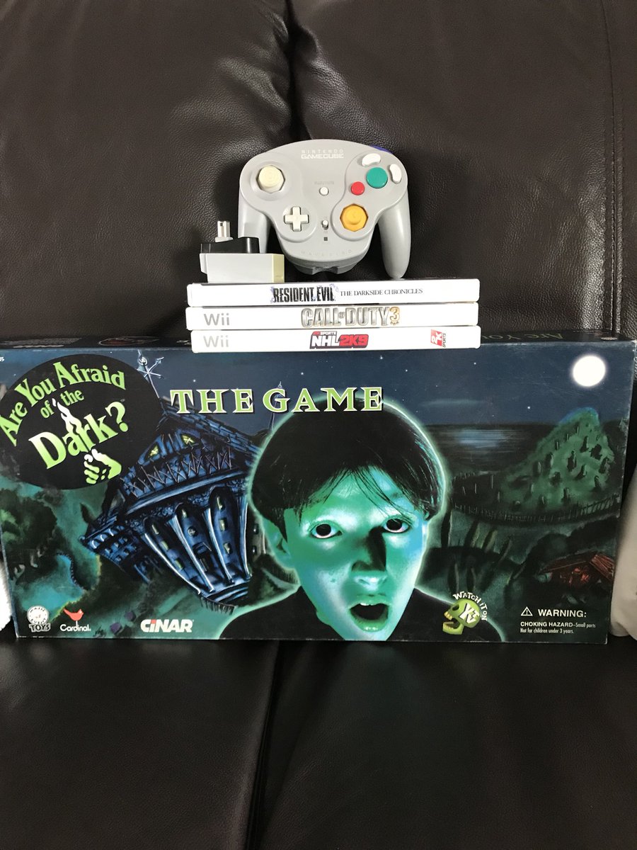 wii you for sale on Cooperstv On Twitter Garage Sale Pickups Nintendo Wavebird 3 Wii Games And Are You Afraid Of The Dark Board Game Not Bad For 8 25