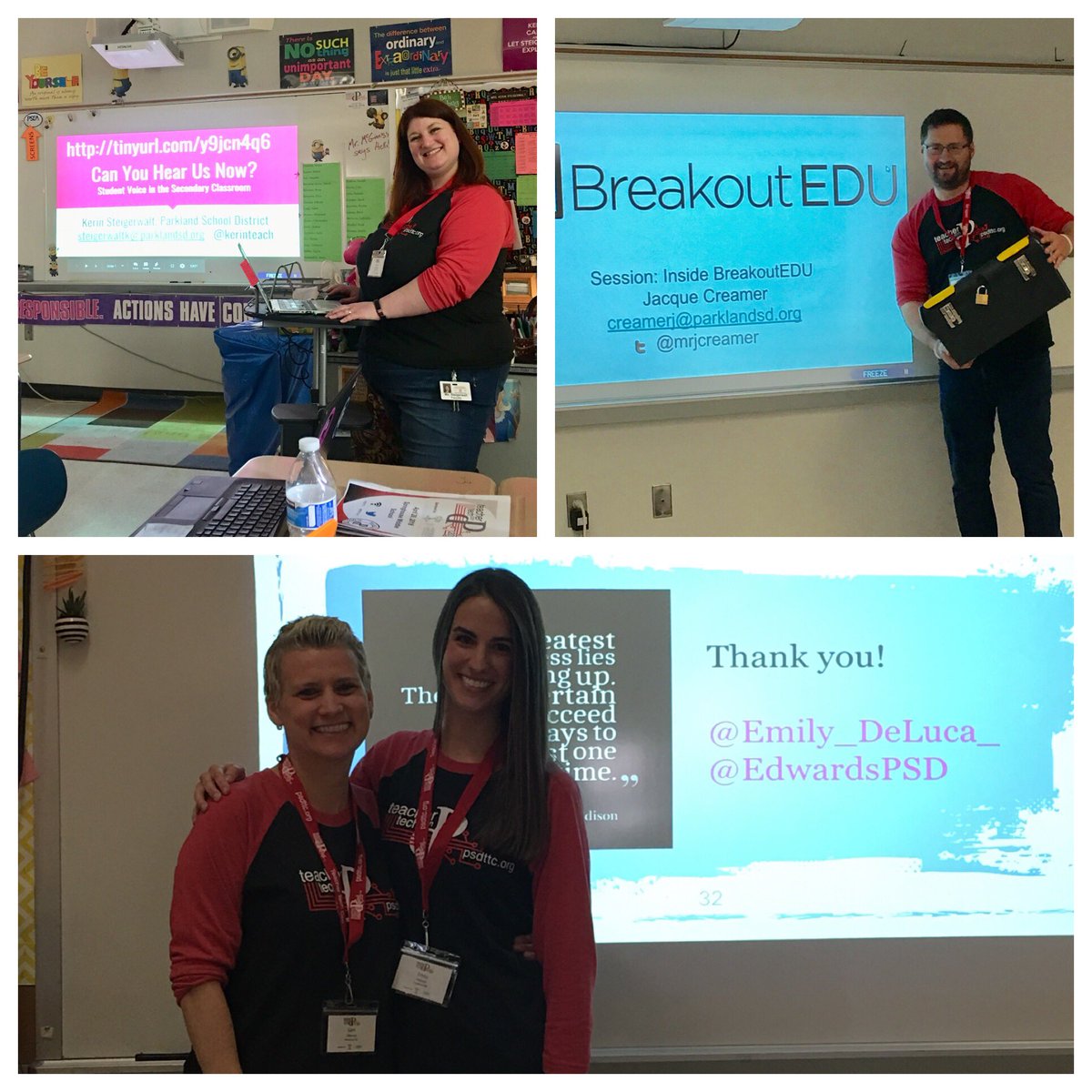 erin_wehr's tweet photo. Incredible sessions all day 📝➡️💻 #PSDTTC18 #parklandpride #myfriendsareprettyawesome @EdwardsPSD @Emily_DeLuca_ @MrJCreamer @kerinteach https://t.co/UPALoXKG1s