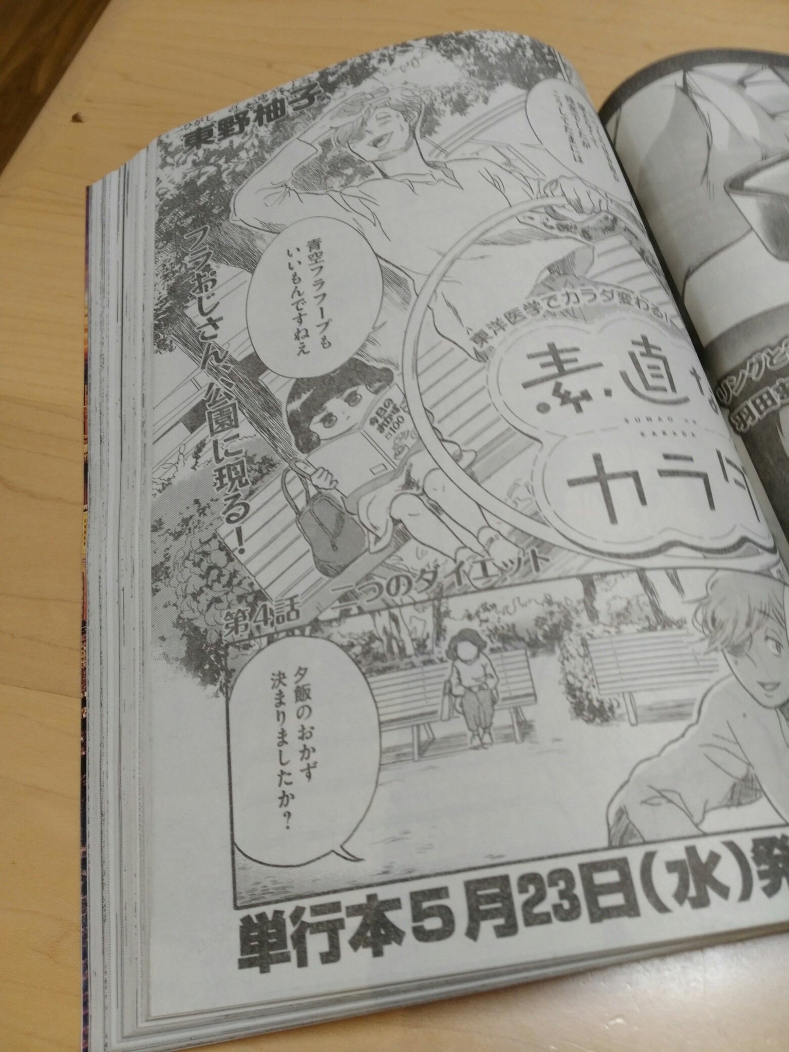 はげ み ます ふくこうちょ 関東鍼灸 出遅れましたが 時間差攻撃ということで 笑 ダイエットは体重だけではない という今回のお話 膝の痛みも気になりますが それ以上に 5 23に単行本発売決定とのこと これはもう買わねば 東野柚子