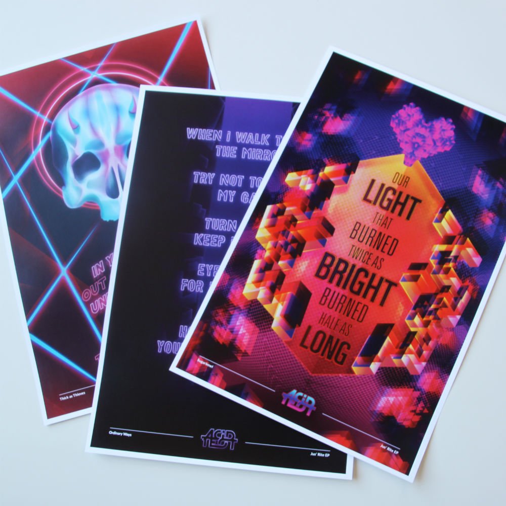 ForgeInc's tweet photo. We had a great time designing the record, posters and tshirts for local Toronto band Acid Test! You can check out their record release party tonight at The Garrison at 9pm! @acidtestmusic @TheGarrisonTO 

#torontolivemusic #forgemedia #design https://t.co/FE0Vx7LtNM