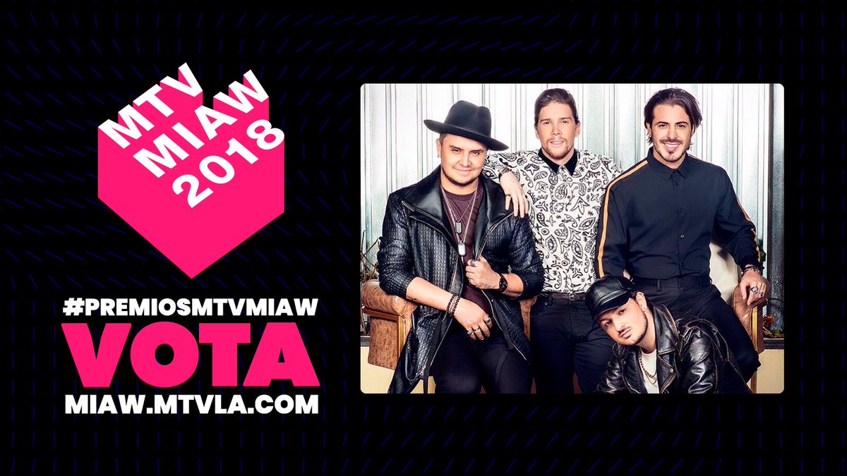 warnermusicmex's tweet photo. "Volverá como la primera vez...déjala que vuelva" 😍🙏🏻 @piso21music está nominado en la categoría #HitDelAño con su single #DéjalaQueVuelva 👏🏻🎉 Vota por ellos en los @mtvmiaw >> https://t.co/baPyf7durD 
#PremiosMTVMiaw https://t.co/SVgYOKnO6M
