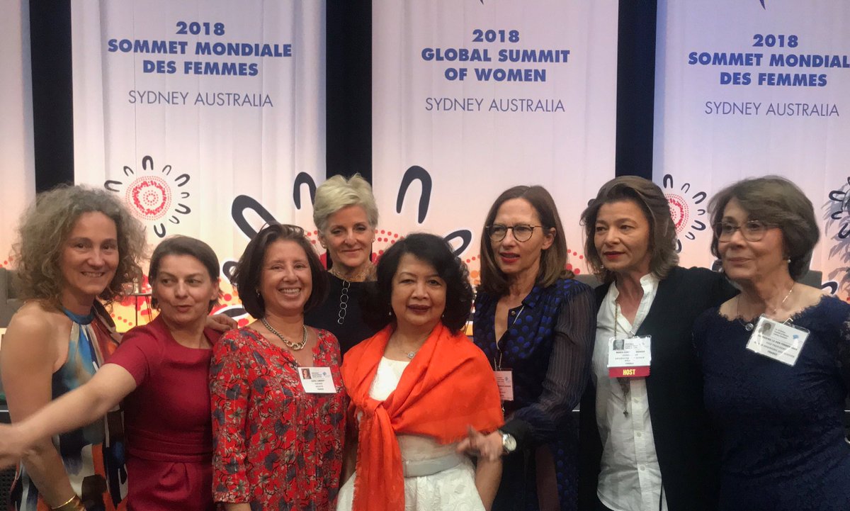 mcmaheas's tweet photo. French delegation at closing of @GlobeWomen #GSWSyd in @Sydney :amazing two days of new ideas to make it happen and new sisters ! @Egal_FH @MarleneSchiappa @murielpenicaud @ArmelleCR @Carol_Lambert_ @CatherineLehenF @JoannaBouissou @_LouiseB @Anndeblignieres @WinElisa1714 https://t.co/SvkTqvTo6X