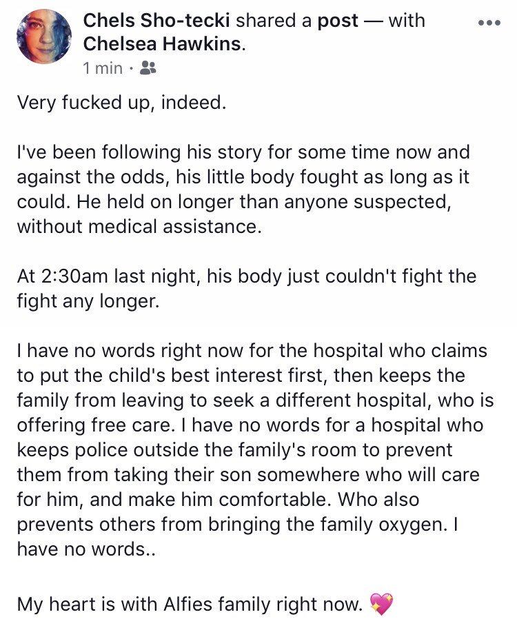 chemihawk18's tweet photo. #AlfieEvans #JusticeForAlfie #AlfiesLaw #AlderHey #JusticeHayden #AlfieWasALife #LifeIsSacred #ParentalRights #RightToLife @AlderHey @UKSupremeCourt https://t.co/3RvWUdtVyN