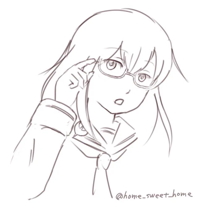 望月さん
#艦これ版深夜の真剣お絵描き60分一本勝負
#艦これ版真剣お絵描き60分一本勝負_20180428
(ワンドロ挑戦15回目) 
