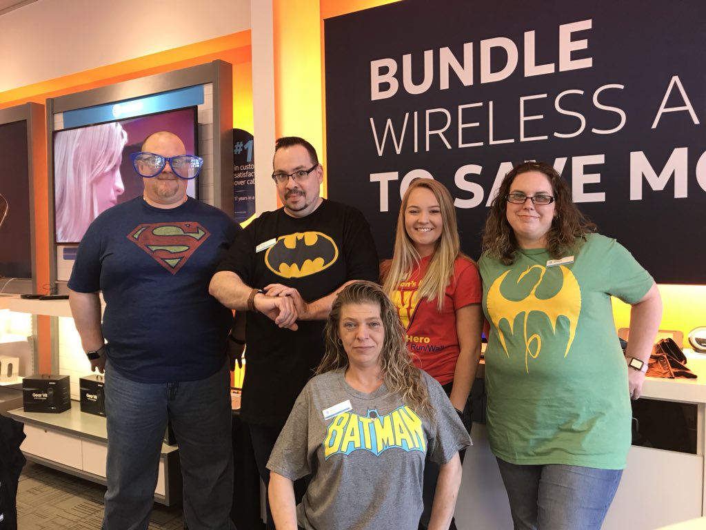 briancurtis1978's tweet photo. Superhero Day!! #teamtowanda #funatwork @bbhilfiger @DFraser0107 @marcellobenny https://t.co/vV9kE50KSC