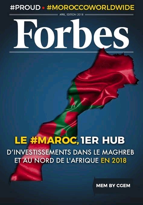 Le Maroc est classé 55e sur la liste #Forbes, d'après ce classement, le #Maroc est le 1er #hub d’investissements dans le #Maghreb et au Nord de l’#Afrique. #proud #moroccoworldwide 
medias24.com/MAROC/ECONOMIE…