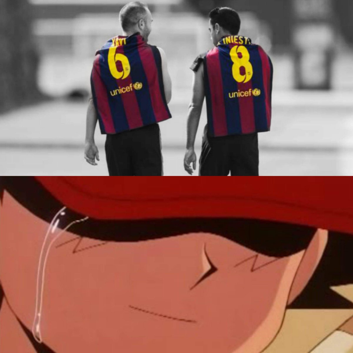 soymarioaguilar's tweet photo. #LosSuperCampeones se retiran #IniestaPerSempre #Xavi #BarcelonaTerrorAttack https://t.co/8eElhiUkJL