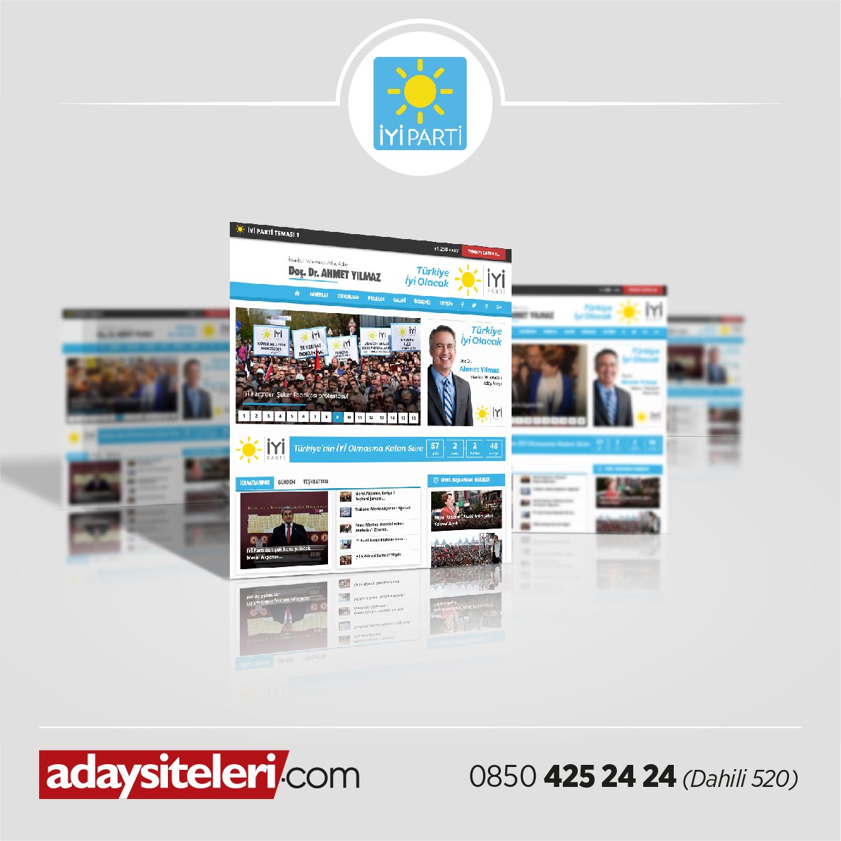 aday_siteleri's tweet photo. 1 günde web siteniz yayında! 
#24Haziran2018 seçimlerine özel milletvekili aday ve aday adayı sitesi tasarımlarımız https://t.co/sKAhJd7eur'da! 
#adaysitesi #adaywebsitesi #AKParti #CHP #MHP #iyiparti #24haziransecimleri https://t.co/mmMk0LOpZP