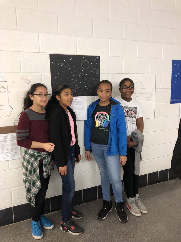 The robotics team is here and ready! Check out their drawing! #iCommunity2018