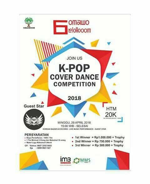 [EVENT] G.O akan mengikuti KPOP cover dance competition di geldboom pada minggu 29 april 2018 Mulai pukul 15.00, Jangan lupa datang dan dukung girs ocean! See u💕