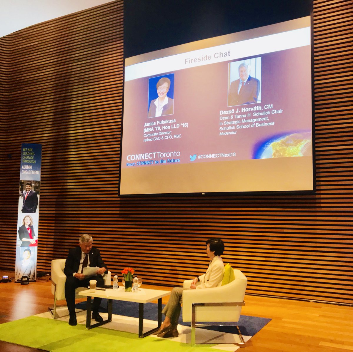 Amazing to connect with fellow Schulich School of Business - York University alumni including former RBC CFO Janice Fukakusa who helped propel my career over 10 years ago! #CONNECTNext18 #womeninleadership