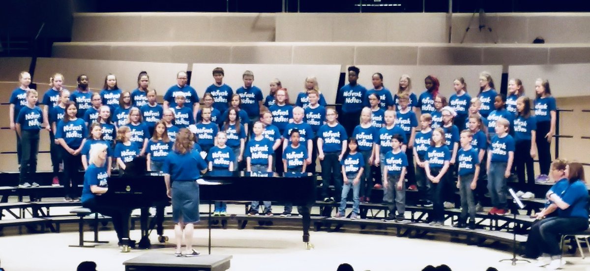Novakelem's tweet photo. A job well done last night by the Novak Notes where they performed at Voxman Concert Hall at the U of I #novakpride #novakproud https://t.co/5tz200wOmg