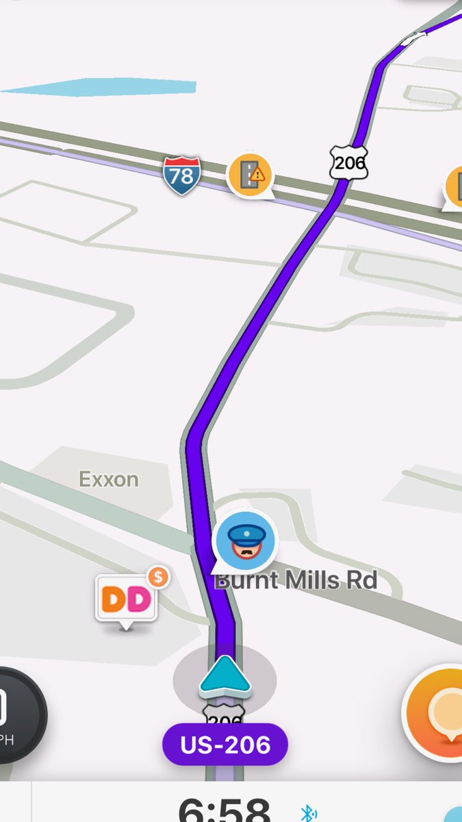 pontivi99's tweet photo. Being former law enforcement myself, This is shared with absolute love, respect &amp; honor 4 all our law enforcement at every level. When this popped up on Waze the other morning on my way to work, it made me lol and I just wanted to share a smile.  Grab that joe, and be safe. https://t.co/40eIRKjw10