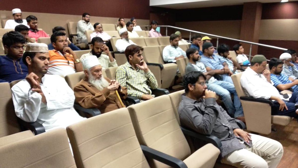 JIHMarkaz's tweet image. A program on "Sexual Crime Against Women and Its Solution" by Maulana Raziul Islam Nadvi, Secretary Tasneefi Academy, Jamaat-e-Islami Hind is going on in media hall, markaz Jamaat-e-Islami Hind.

#JIH #JIHMarkaz #WeeklyProgram